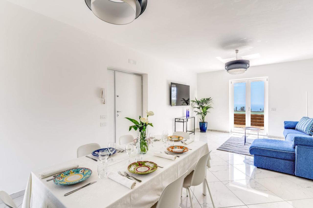 Villa Rusinella Minimalist Retreat With Sea Views Massa Lubrense Exterior photo